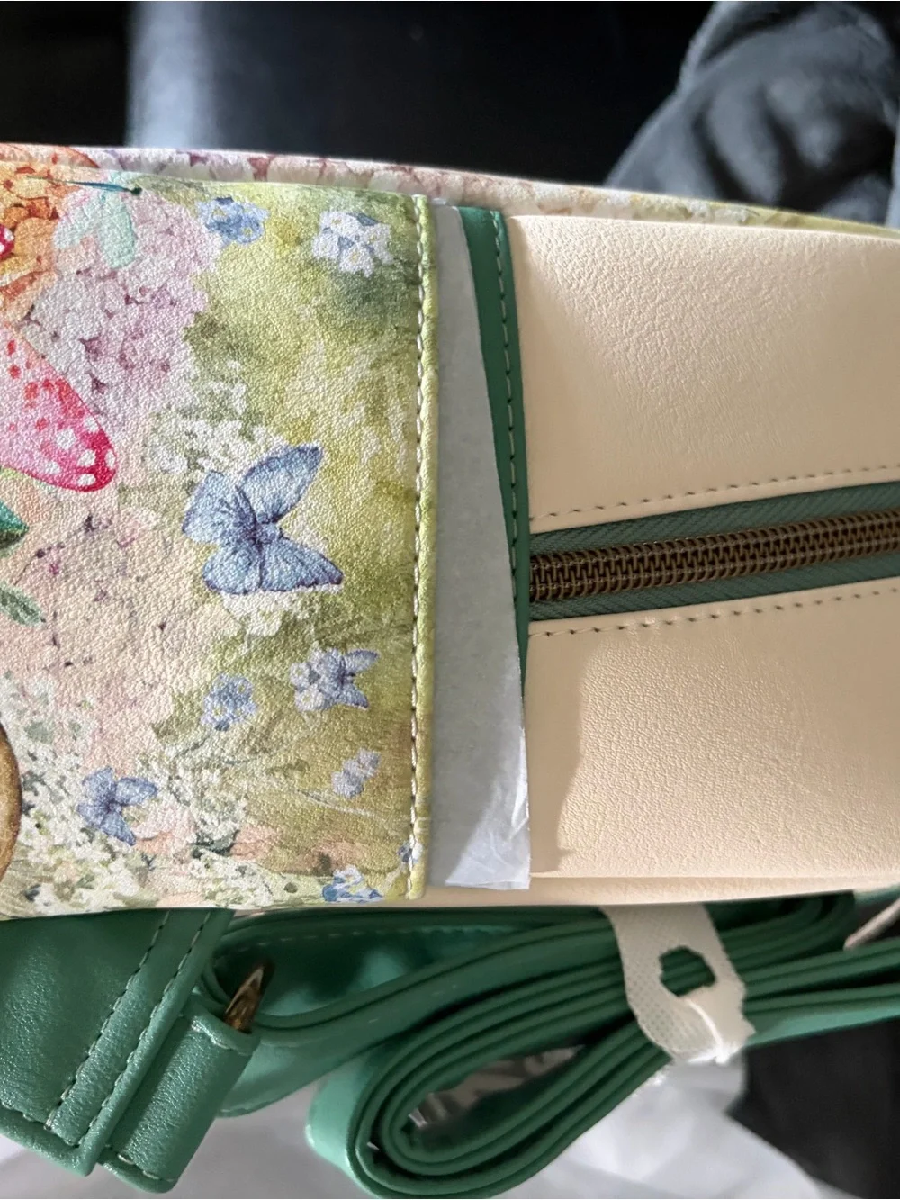 Loungefly Tinker Bell Floral Backpack in Green Pink Yellow